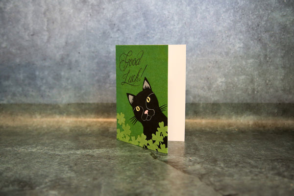 Card-Good Luck Cat