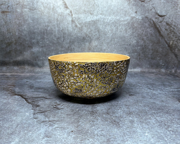 Bamboo Bowl w/egg shells