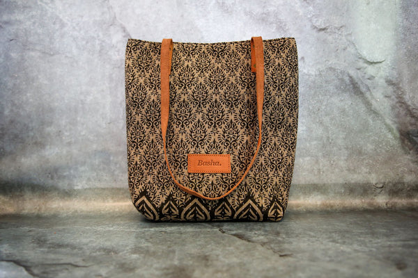 Tote Bag, Natural Dye, Motif pattern