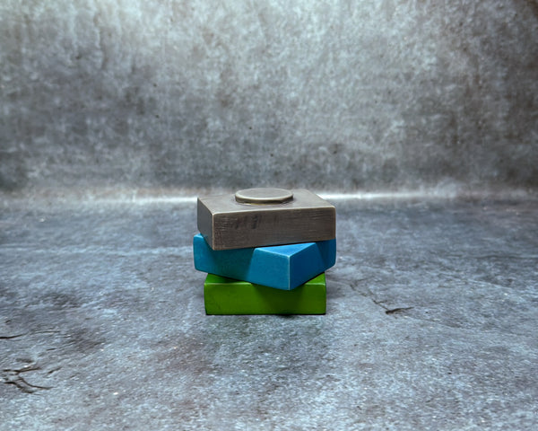 Rectangle Three Tealites gr,bl