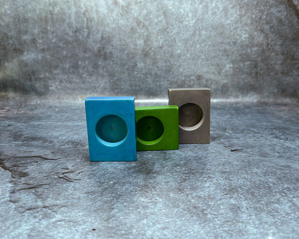 Rectangle Three Tealites gr,bl