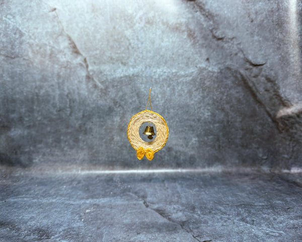Wreath with Bell Yellow