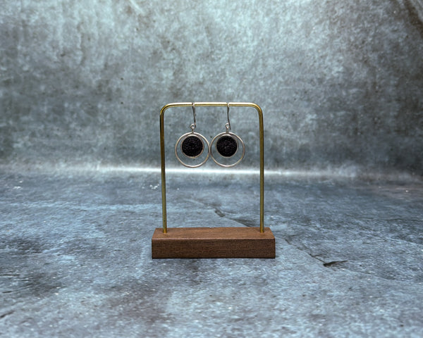 Earrings Eclipsing Circles