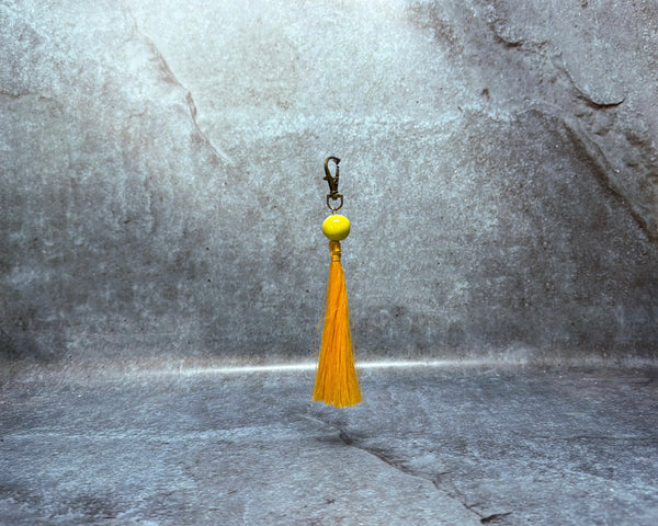 key ring & zip pull Tassel