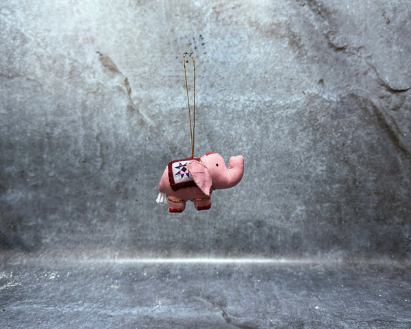Ornament Elephant hanging Mix Colours