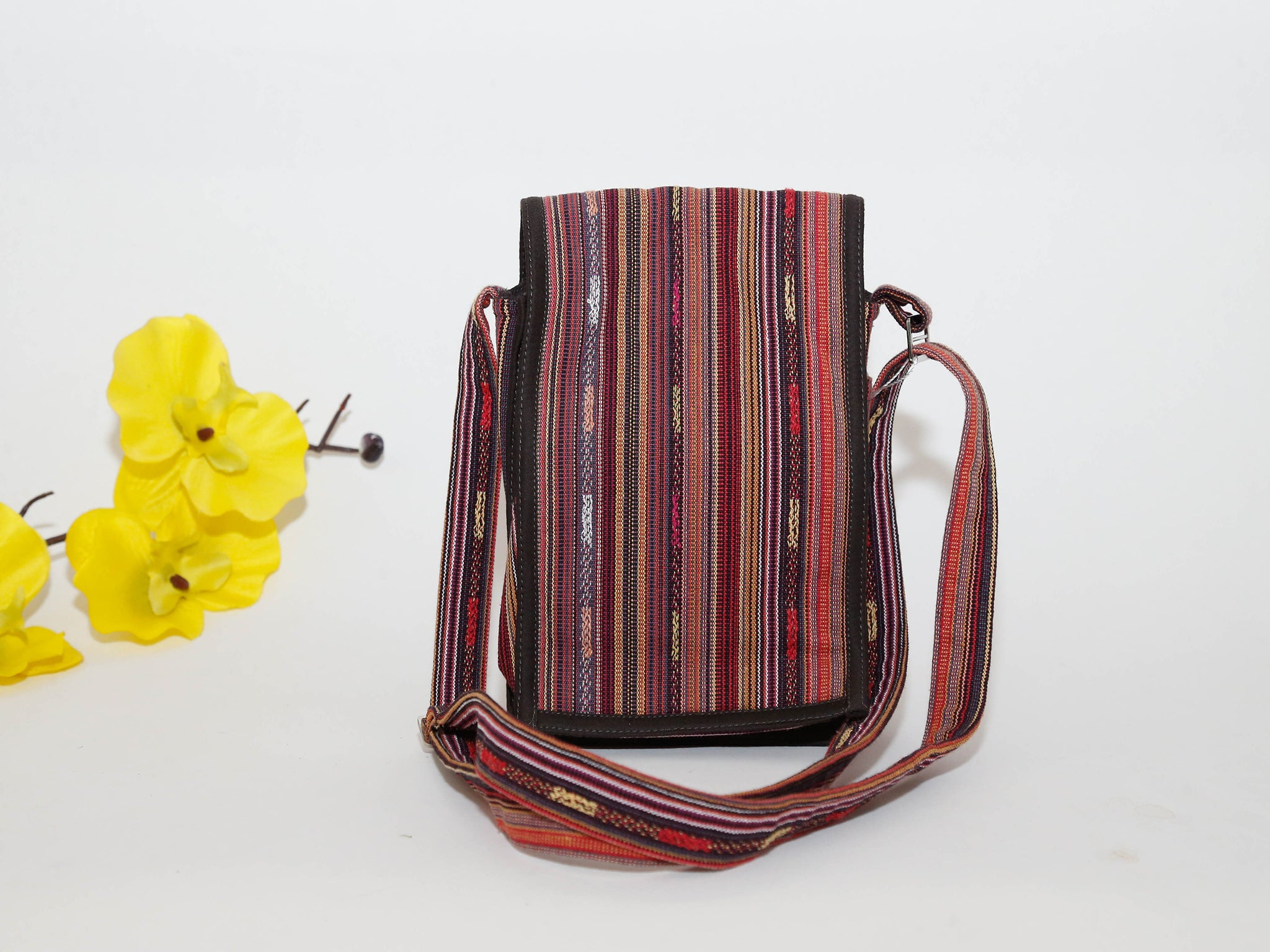 Shepherd’s Weave bag flapw/starp
