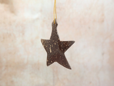 Ornament - Coconut Shell Star