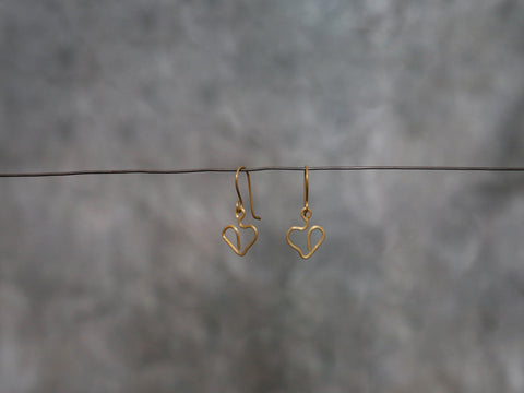 EarringsBrass Heart