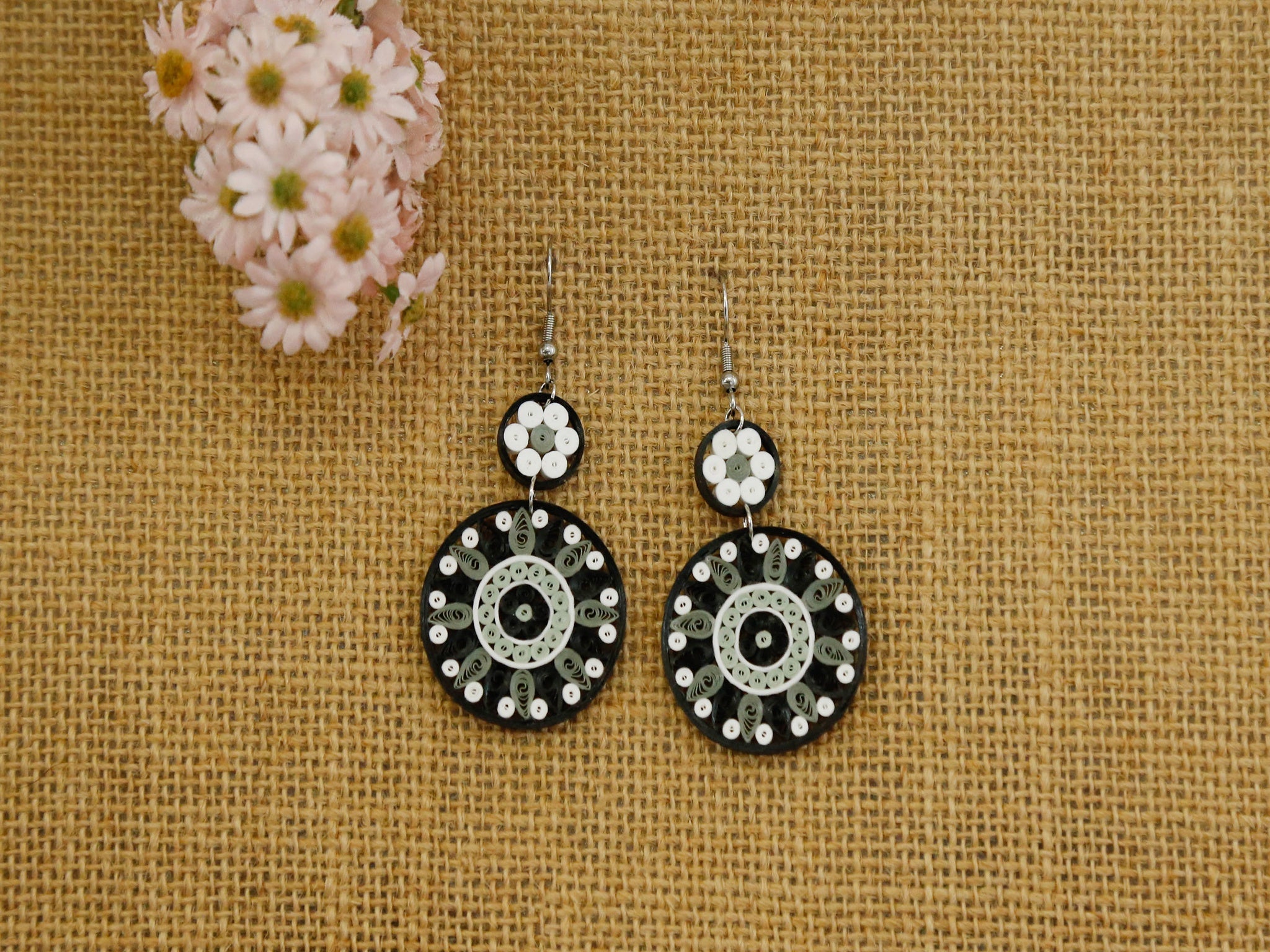 Earring- Granite Medallion
