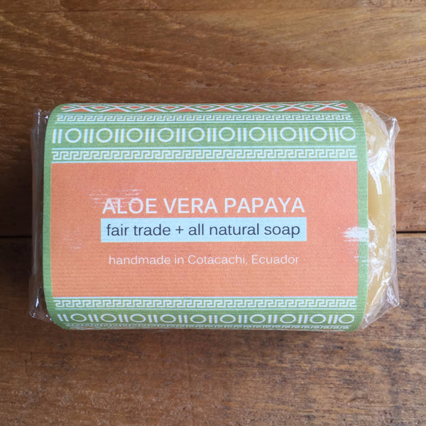 Papaya Aloe Vera Soap