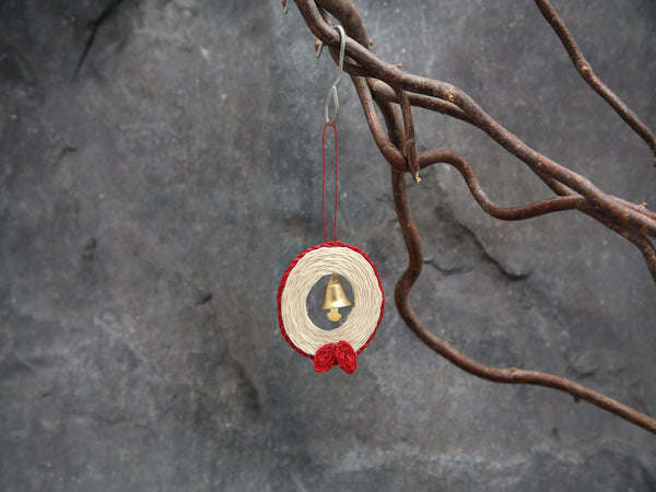 Christmas Wreath w/red