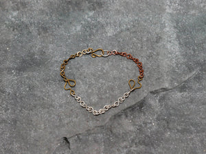 BraceletThree-Colour Heart