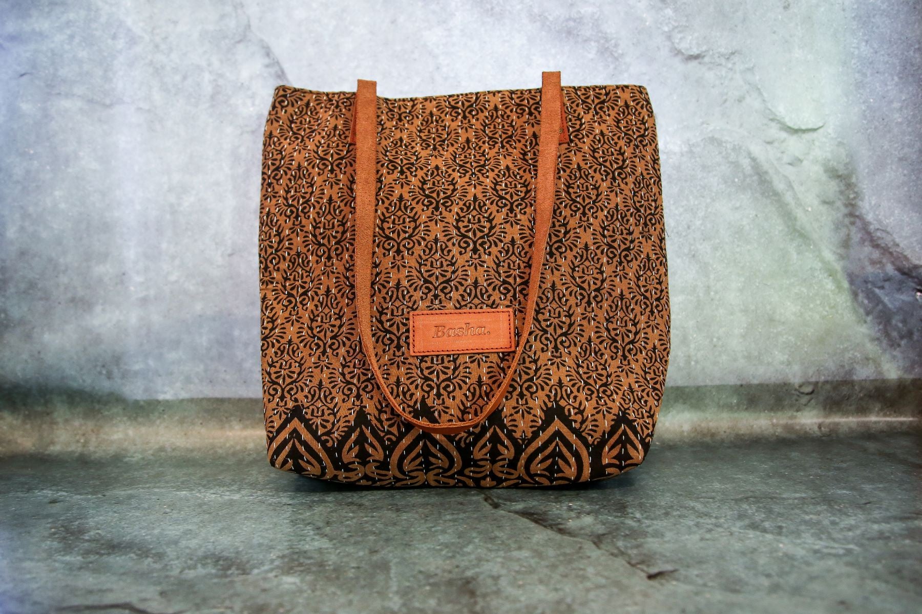 Tote Bag, Natural Dye, Motif pattern