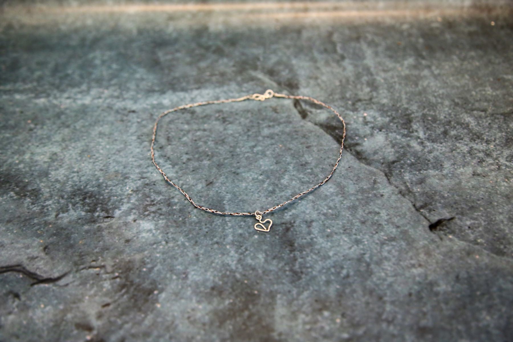 Heart Necklace Silver