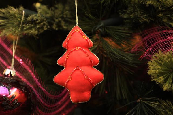 Ornament - Red Christmas Tree