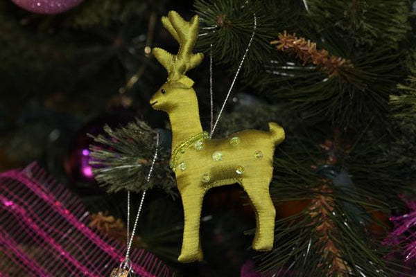 Ornament - Green Reindeer