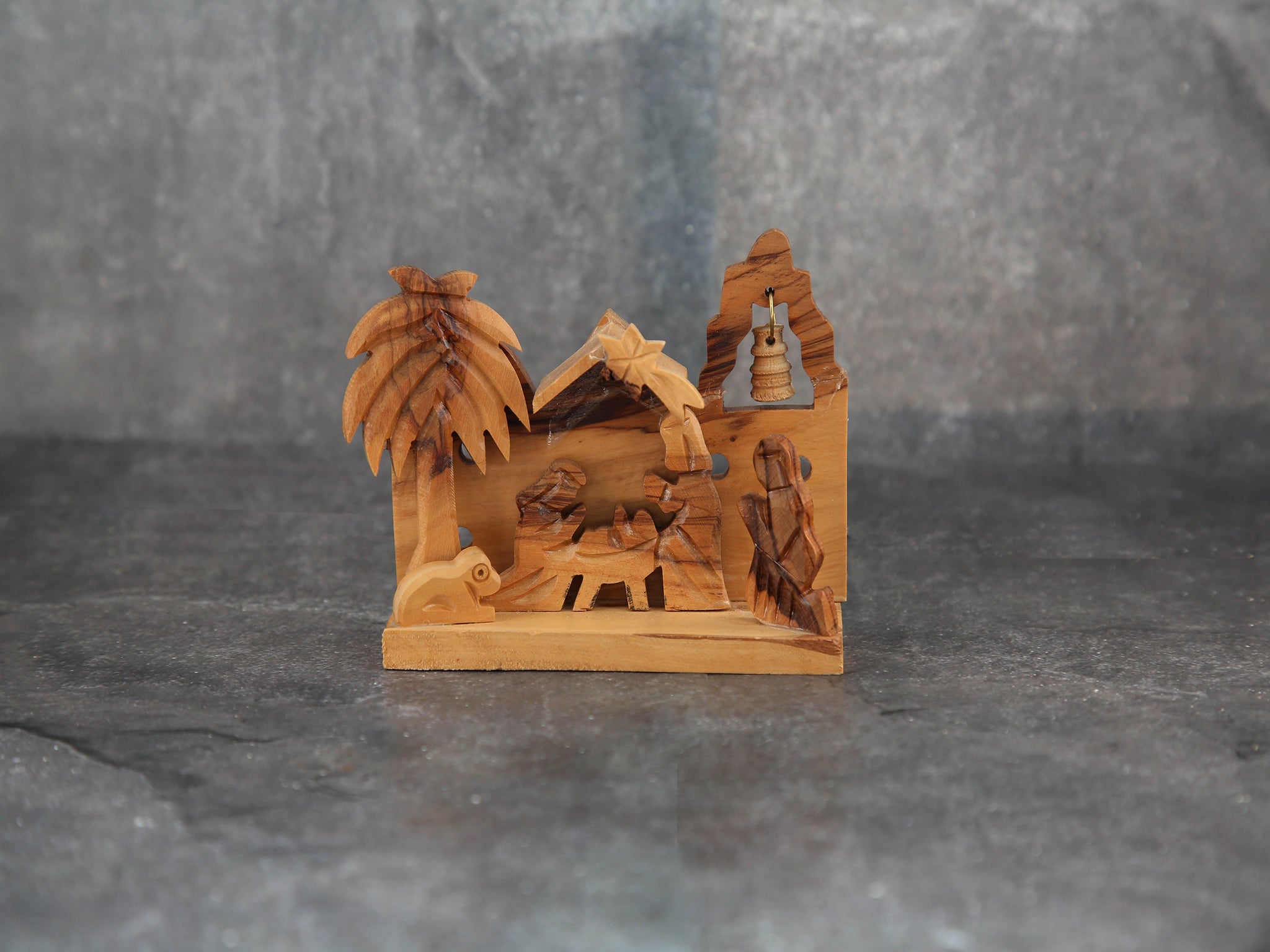 Nativity-Olive wood Scene( 8cm)