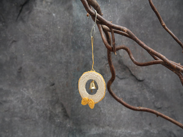 Wreath with Bell Yellow
