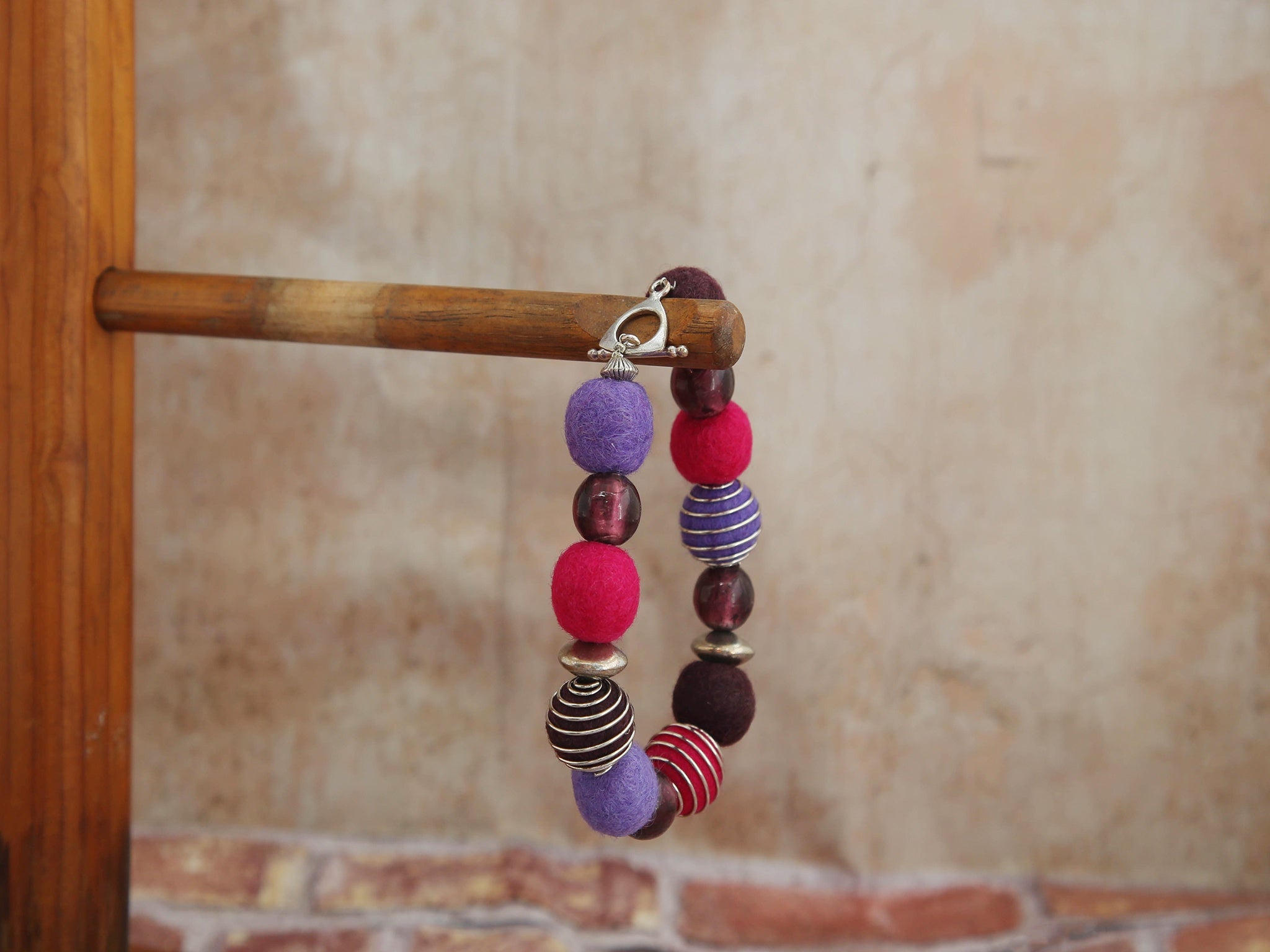 Bracelet berry shades and Pink/Purple