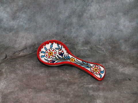 Ceramic spoon rest Red 24cm