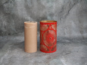 Mandala redHoliday Lantern"L"