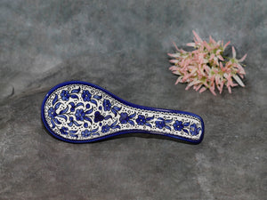 Ceramic Spoon Rest Blue